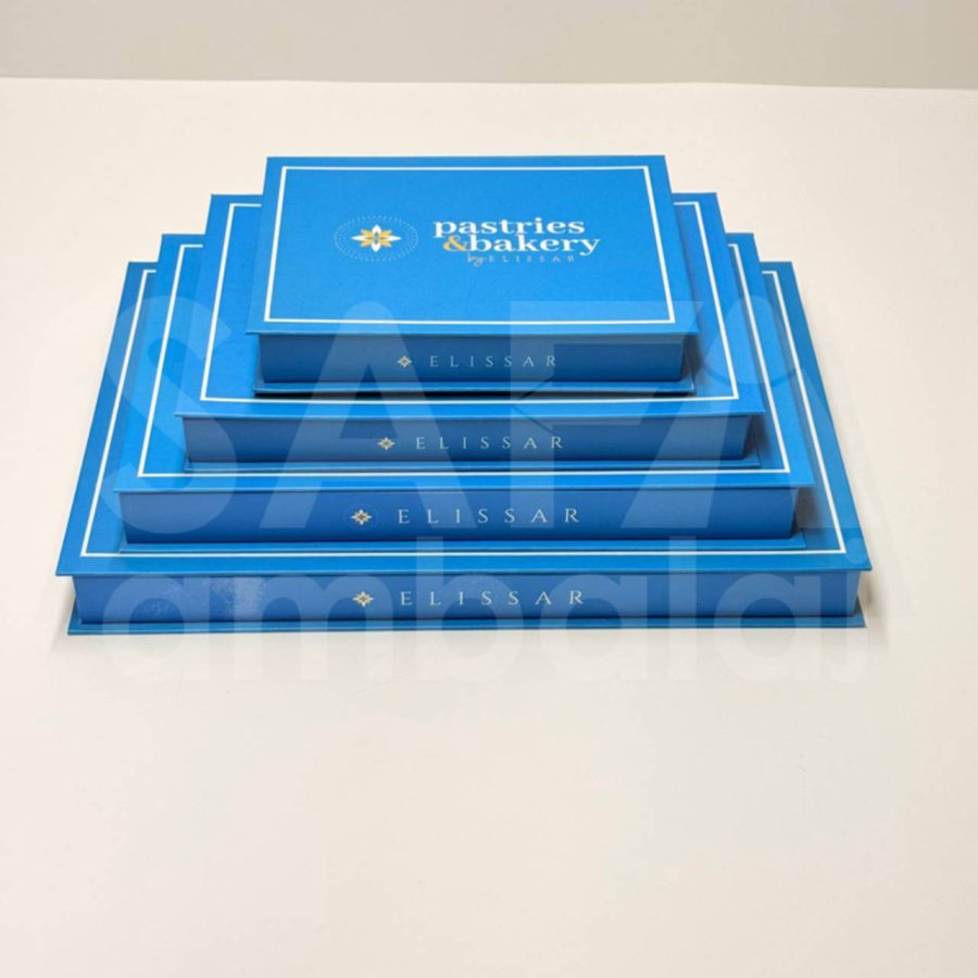 علبة حلويات كتاب (مقوى) أحجام 250غ-1500غ 