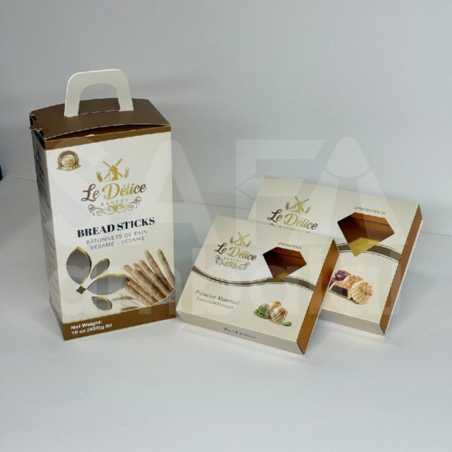 علبة معمول وكعك 